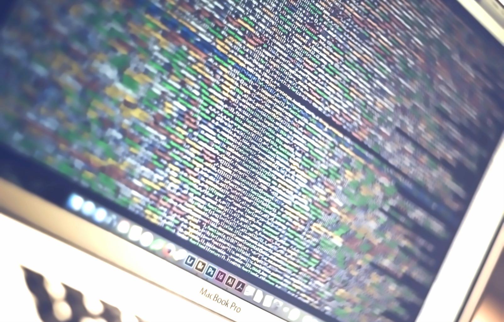 Office workspace with integrated business automation tools